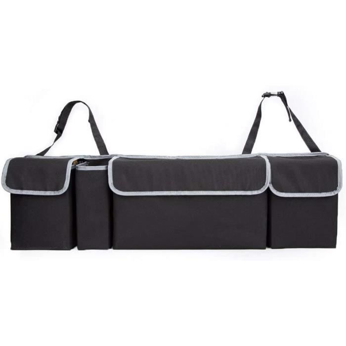 Sac De Rangement Coffre Voiture Pliable - Tissu Oxford Imperméable - 56x40x26 Cm - Poches Multiples