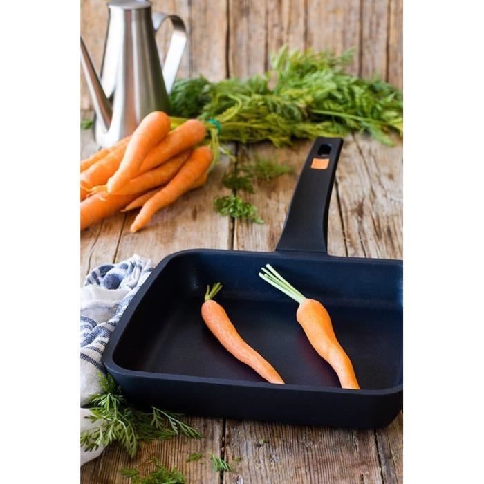 Set 3 Padelle BRA Efficient - Alluminio Pressofuso Antiaderente Con Teflon Platinum Plus - Foto 8