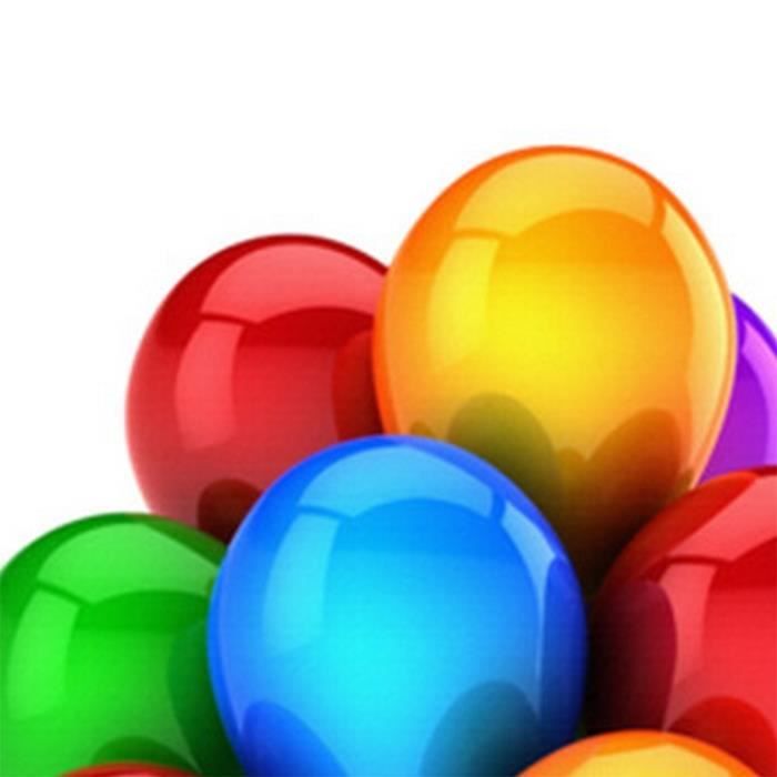 Ballon de baudruche latex biodégradable : 10 ballons mix mauves -  décoration anniversaire fête