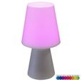 Lampe Extérieur LED Tactile RGB 23cm - SILUMEN - Blanc - Contemporain - Design-2