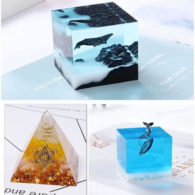 Moules En Résine Pour Boîte De Rangement Grand Format - Kit Complet Avec Décors Pour DIY Créatif