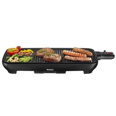 Plancha Tefal Malaga XL - 2000W - Plaque Fonte Aluminium - 6-8 Personnes - Cuisson Sans Gras