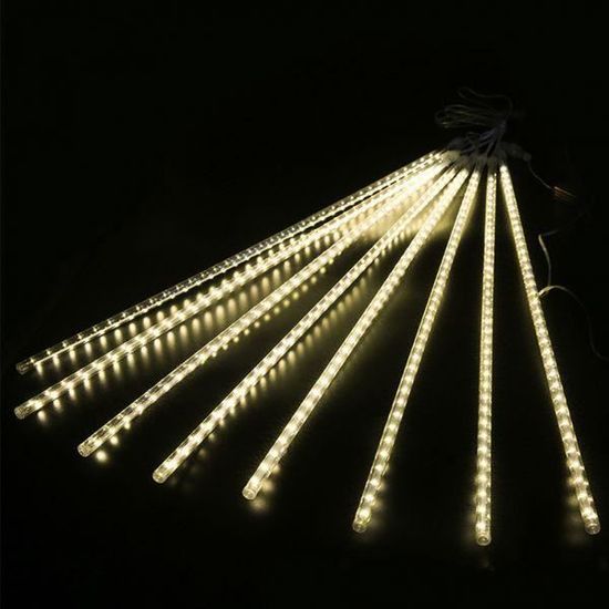 Gartenpirat Guirlande lumineuse Noël imitation sapin 8,1 m 120 LED blanc  chaud : : Luminaires et Éclairage