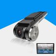 Shipenophy caméra de tableau de bord avant Shipenophy Dashcam de voiture Dashcam USB 1080P auto radar Enregistrement unique 1080P-3