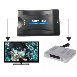 Convertisseur HDMI Vers Péritel Adaptateur MHL HDMI Vers SCART HD