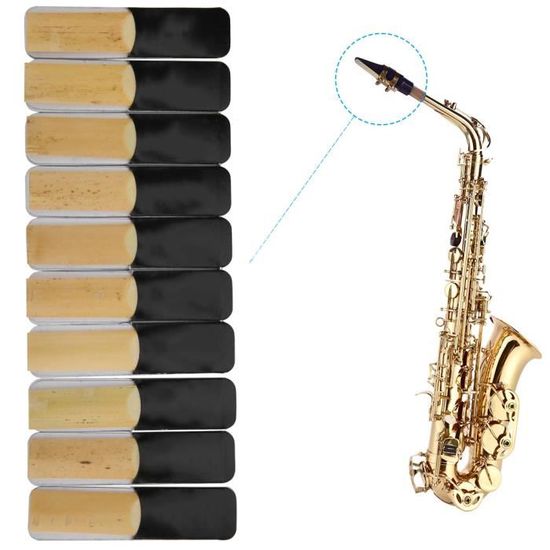 10pcs de haute qualité de roseaux pour BB Tenor Saxophone dans un pack 
