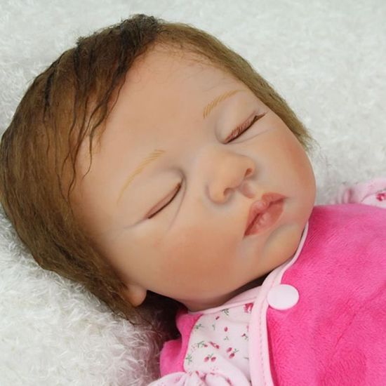 16 Nouveau Silicone Bebe Reborn Dolls Couchage Babies Vinyle Vrai Ventre 55cm Jouets Pour Filles Brinquedos Bonecas Renait Cdiscount Jeux Jouets