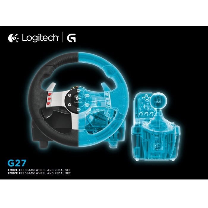 Logitech USB G27 Ensemble Volant + pédales + levier de vitesse pour PC,PS2  et PS3