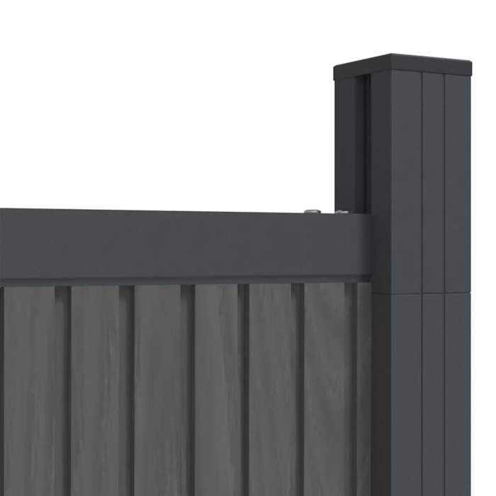 Clôture de jardin Aspect de pierre 41 pcs Plastique 10 m CFW50776