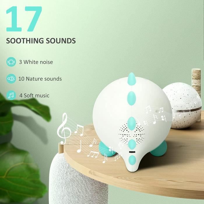 Réveil Enfant Avec Veilleuse Et Thermomètre – Affichage LED, Minuterie De Sommeil – Design Mignon Pour Chambre, Autonomie 30h - 14
