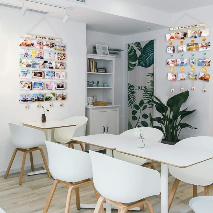 Porte Photo Mural, 100*70cm Cadre Photo Pele Mele Photo, Accroche Support Photo Mural, Accroche Photo, Grand Cadre Photo Mural, Convient à Déco Murale, Déco Maison Et Cadeau Mariage Anniversaire