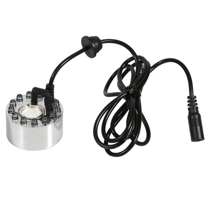 Brumisateur à Ultrasons USB 5V Avec LED - Pour Fontaine, Étang, Décoration D'Ambiance (Halloween) - Blanc Ou Noir - 4
