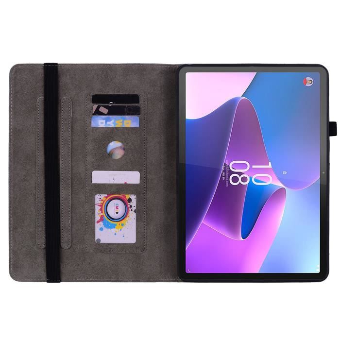 Housse Lenovo Tab P12 12.7 2023 - Cuir PU, Portefeuille, Support, Protection