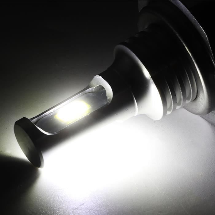 Sycreek Ampoule H7 LED, 20000LM 6000K-6500K Xenon Blanc H7 Led Phares pour  Voiture et Moto, Ampoules Auto de Rechange pour Lampes Halogènes et Kit  Xenon, 2 Ampoules : : Auto et Moto