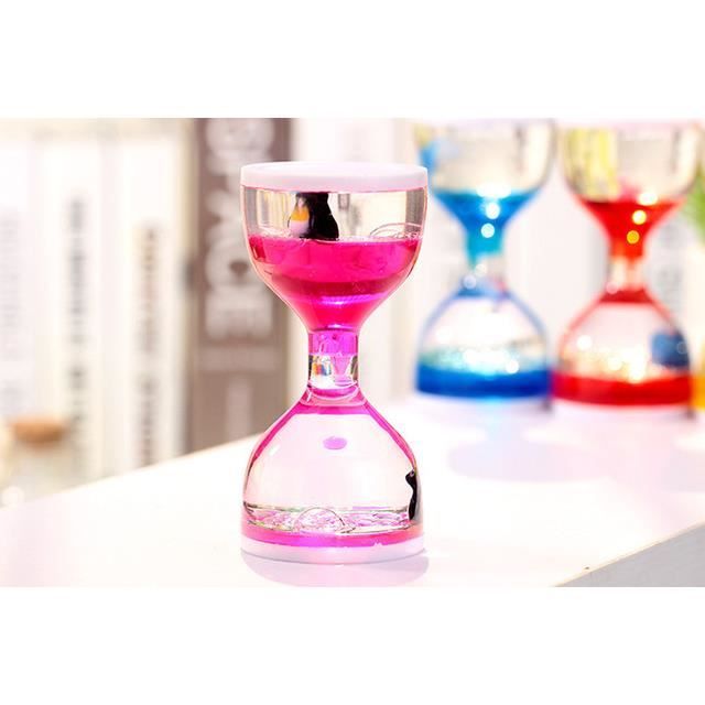 Liquid Motion Timer Bubbler, Minuteurs Sablier Liquides, Jouets Sensoriels pour Relaxation Visuelle, Soulager Stress, Jouet à Mouvement Liquide