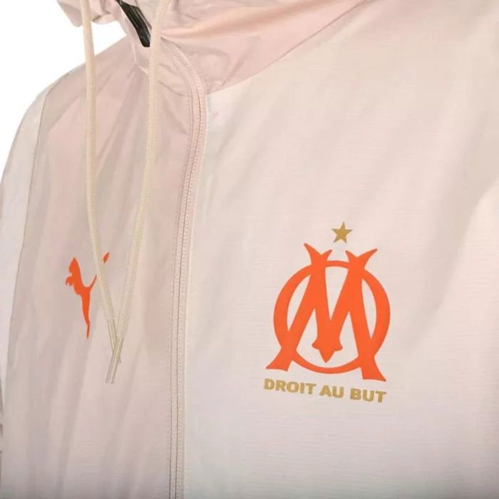 Veste de survêtement Puma PREMATCH OM Orange Cdiscount Sport