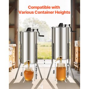 PROBEEALLYU Lot De 4 Robinets De Portail Pour Miel - Extracteur Apiculture Équipement Professionnel
