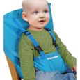 Chaise haute/siège d'appoint pour bébés HIGHDAS - Bleu - Siège de table - 6 mois et plus-0