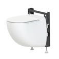 WC suspendu broyeur intégré Aquacompact Wall - Fabrication Française-0