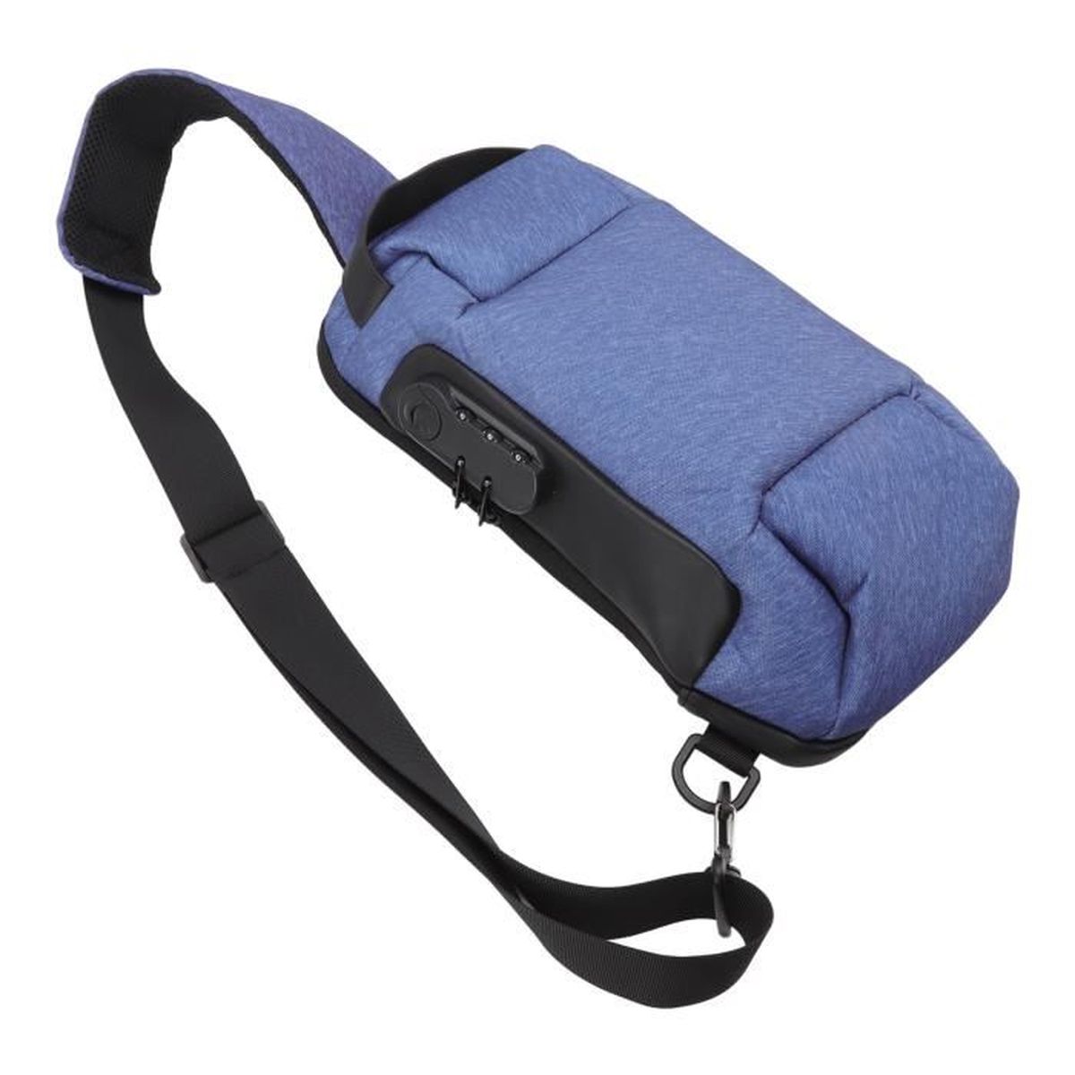 VBESTLIFE sac de poitrine antivol Sac à bandoulière étanche antivol avec serrure à combinaison