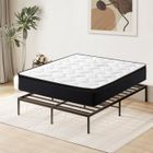SLEIVANT Ensemble Matelas et Sommier 160x200,Lit 160x200 avec Sommier et Matelas,Matelas 160x200x26cm