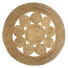 ATMOSPHERA CRÉATEUR D'INTÉRIEUR Tapis ajouré "Esra" jute D80cm - Atmosphera createur d'interieur