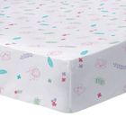 Drap-housse imprimé 100% coton - PAT PATROUILLE PARADISE - 90x190 cm - Blanc - OMYDREAM - Naturelle - Chambre