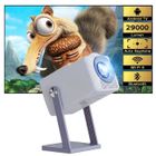 LaylaTang K300 Vidéoprojecteur 4K Android TV - 29000 Lumen - WiFi 6 - Projecteur Portable Auto Keystone - Rotation 360° - BT 5.0