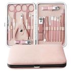 SHELOVEIT Kit de beauté professionnel, Coupe Ongle Professionnel Coupe Cuticule Acier Inoxydable - Trousse Manucure Pedicure Set De 18pcs