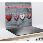 Protection Plaques Cuisson WENKO – Planche Découpe & Extension Plan Travail – Verre Trempé Multicolore 50x56cm