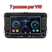 Autoradio Android 12 + carplay GPS Navi 2 DIN pour VW GOLF 5 6 Passat touran 2+32GB