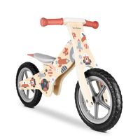 Beeloom - cosmo bike - velo sans pedale en bois, rouge, pour enfants +2a