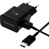 Chargeur Adaptateur secteur d'origine pour Samsung Galaxy Tab A 10.1 2019 SM-T510 SM-T515avec Cable de charge Type C Noir
