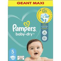 Couches PAMPERS Baby-Dry Taille 5 - 82 Couches