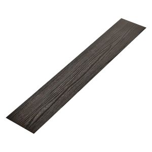 SOLS PVC Lames laminees PVC vinyle 7 pieces 0,975 m² dark wood wenge bois de wenge