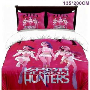EKBFPOT Parure De Lit Kpop Demon Hunter Motif, 1 X Housse De Couette