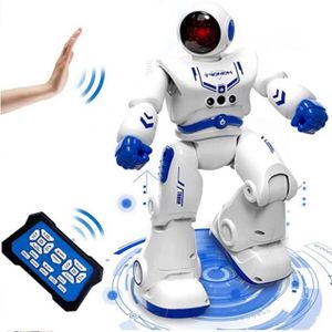 ROBOT - ANIMAL ANIMÉ 826 bleu - Robot Intelligent RC avec Capteur de Ge