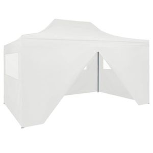 TONNELLE - BARNUM Tente pliable de réception avec 4 parois 3 x 4,5 m