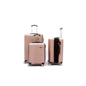 Set de 3 Valises Extensible Bordeaux Rigide ABS Code TSA 55-67-76cm Bordeaux LYS