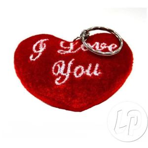 Porte-clés loutre avec coeur en feutre, cadeau Saint Valentin, décorations  de Noël -  France
