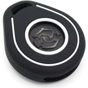 BOITIER - COQUE DE CLÉ Electronique Embarquee - Coque Protection Clé Moto Silicone Keyless Noir/blanc