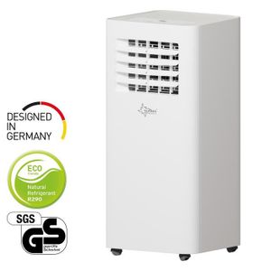 Suntec Climatiseur Mobile Comfort 7.0 Eco R290 [3 en 1: pour Les pièces de Moins de 60 M³ (~25 m²), Refroidissement, Déshumidificati