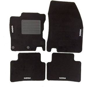 Tapis De Sol Velours Noir MOTOHOBBY Pour Nissan Qashqai III (2021-) - Antidérapant, Sur Mesure