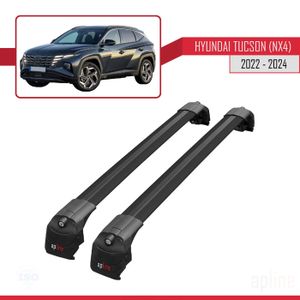 BARRES DE TOIT Compatible avec Hyundai TUCSON (NX4) 2022-2023 Bar
