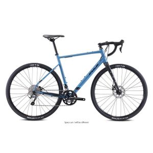 VÉLO DE COURSE - ROUTE Vélo VTT Fuji Jari 2.1 - Homme - Bleu - Cadre Aluminium et Fourche Carbone - 20 Vitesses