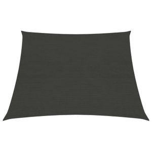 VOILE D'OMBRAGE Voile d'ombrage 160 g-m² Anthracite 3-4x3 m PEHD