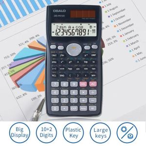 CALCULATRICE OSALO OS-991MS Calculatrice Scientifique ,Batterie Solaire Calculadora Cientifica pour étudiants