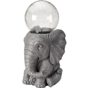 Yeomoo Éléphant décoratif avec lanterne solaire – Figurines de jardin pour l 'extérieur, éléphant, décoration de jardin, avec rés346 - Cdiscount Maison