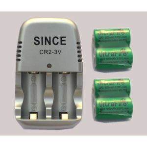 BATTERIE APPAREIL PHOTO kit de 4 Batteries Rechargeable 3V CR2 800mAh 1527