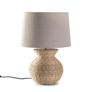 LAMPE A POSER Lampe à poser Nori en rotin naturel, diamètre 40,5 cm